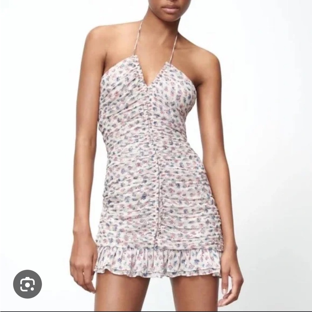 Zara ruched halter dress small
